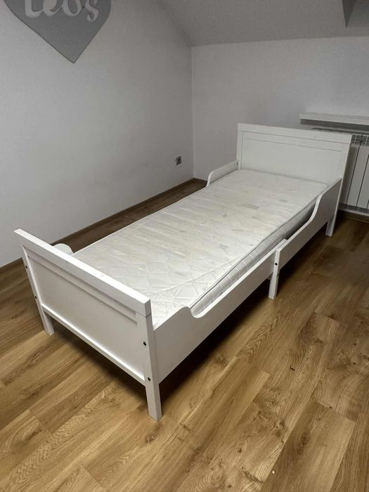 Łózko młodzieżowe białe 90x200