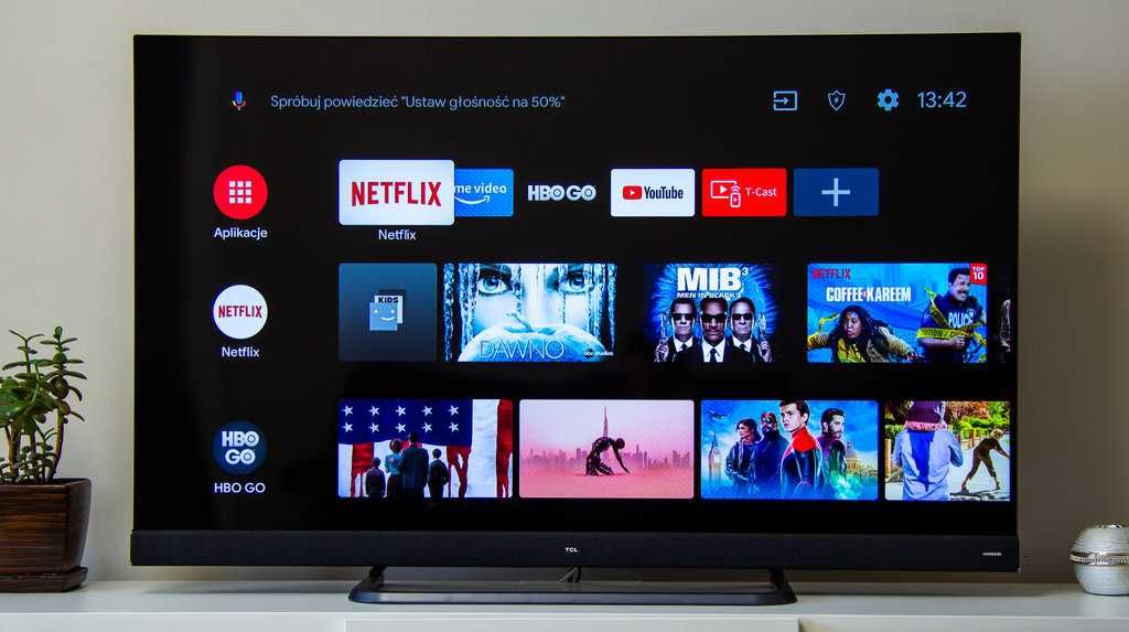 TCL 55EC780 z wbudowanym soundbarem Onkyo - 55" - 4K - Android TV
