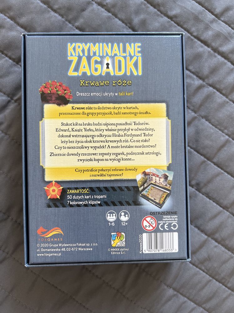 Escape room Kryminalne Zagadki Krwawe Róże