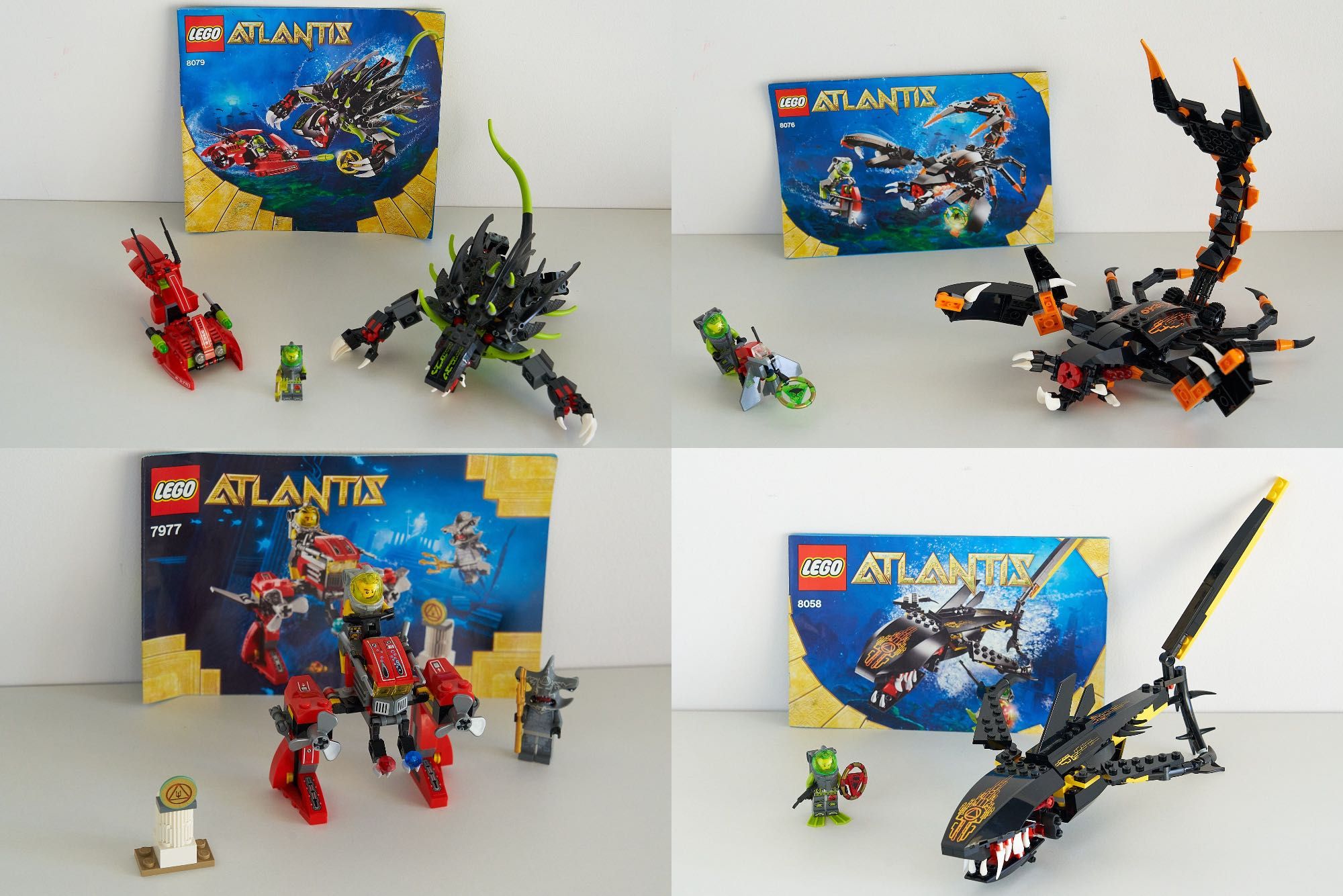 Diversos conjuntos LEGO ATLANTIS