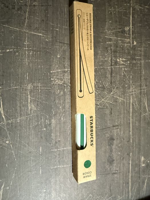 Starbucks slomka ze szczoteczką, nowa przywieziona z Japonii