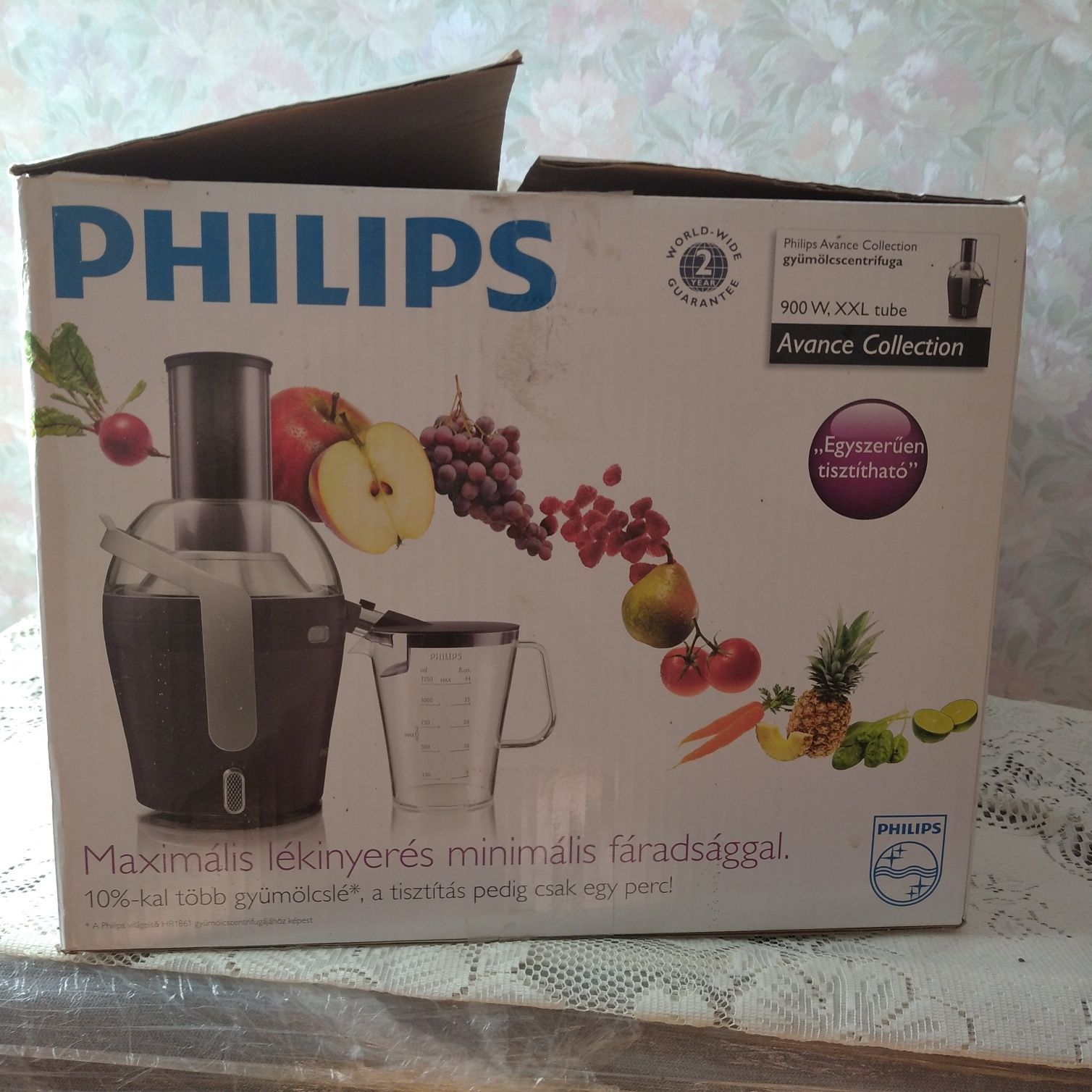 Соковыжималка Philips для всех видов овощей и фруктов