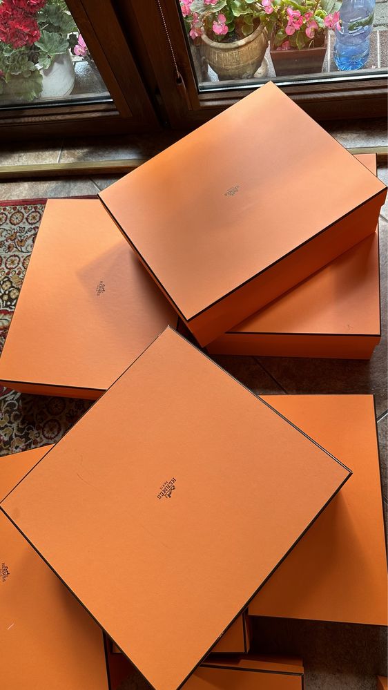 Oryginalne pudełko HERMES duże - karton