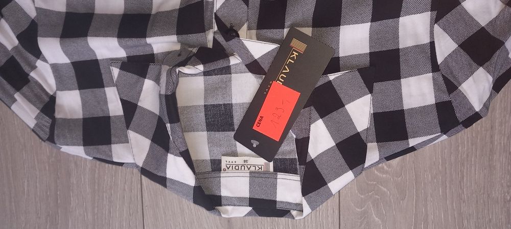 Koszula damska w kratkę