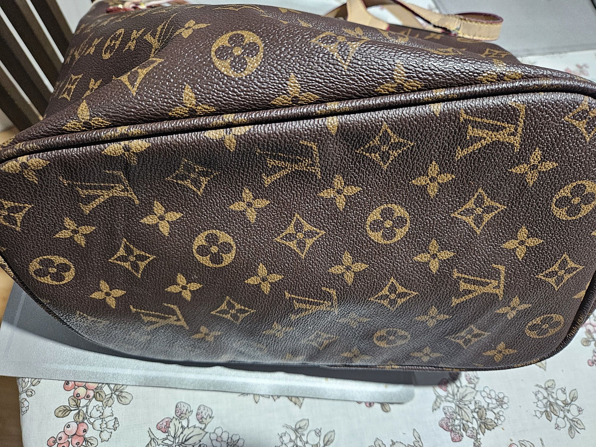 Torebka shopper brąz.