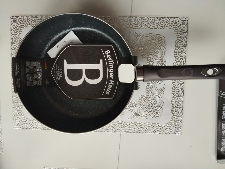 Nowa głęboka patelnia wok carbon pro BerlingerHaus indukcja