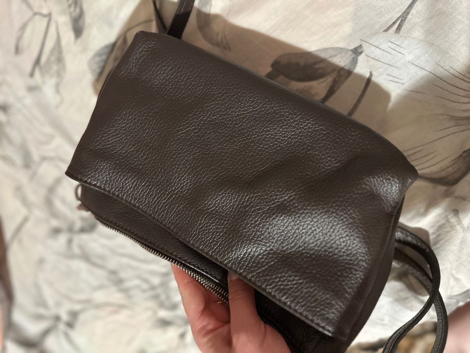Шкіряна жіноча сумка