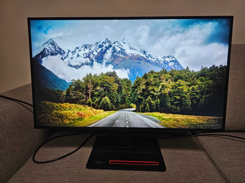 Monitor 2K, 27' LENOVO P27q-20, 2560x1440 IPS + kabel HDMI. Wysyłka!