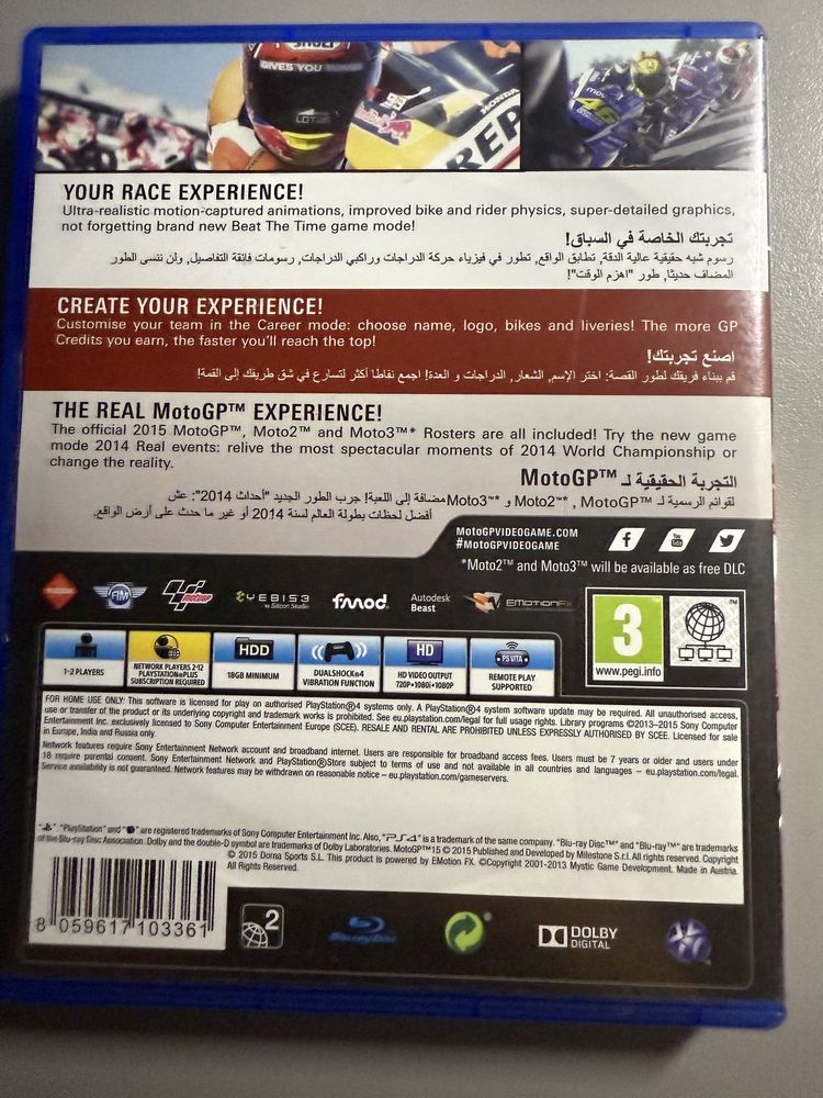 Ps4 MotoGP 15   .