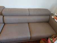 Sofá de 3 lugares com chaise long