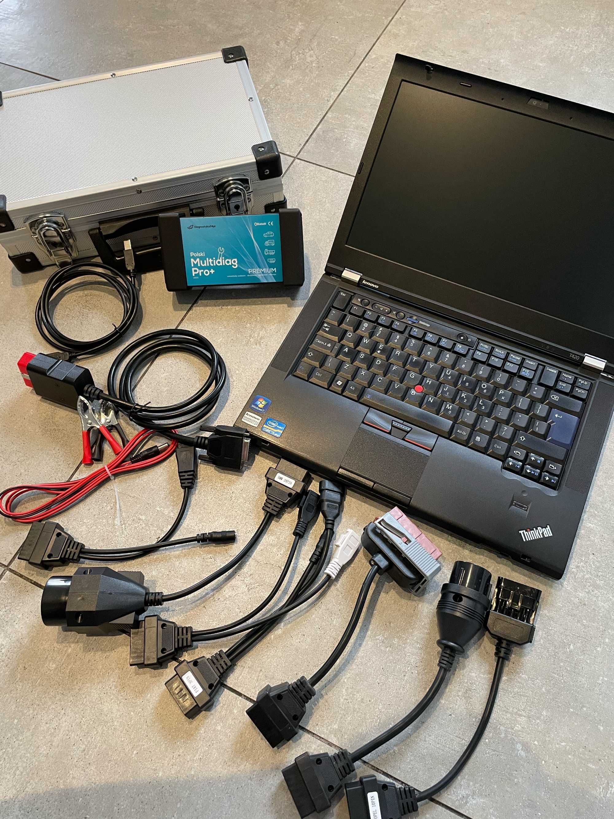 LAPTOP + INTERFEJS Diagnostyka Aut ZESTAW do 2020r. jak vcds delphi