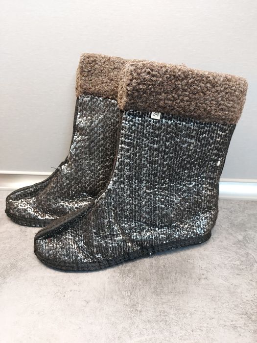 Śniegowce Snow Adventure 7 roz.34,5 skóra naturalna, zamsz