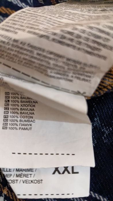 XXL męska koszula w kratę Diverse