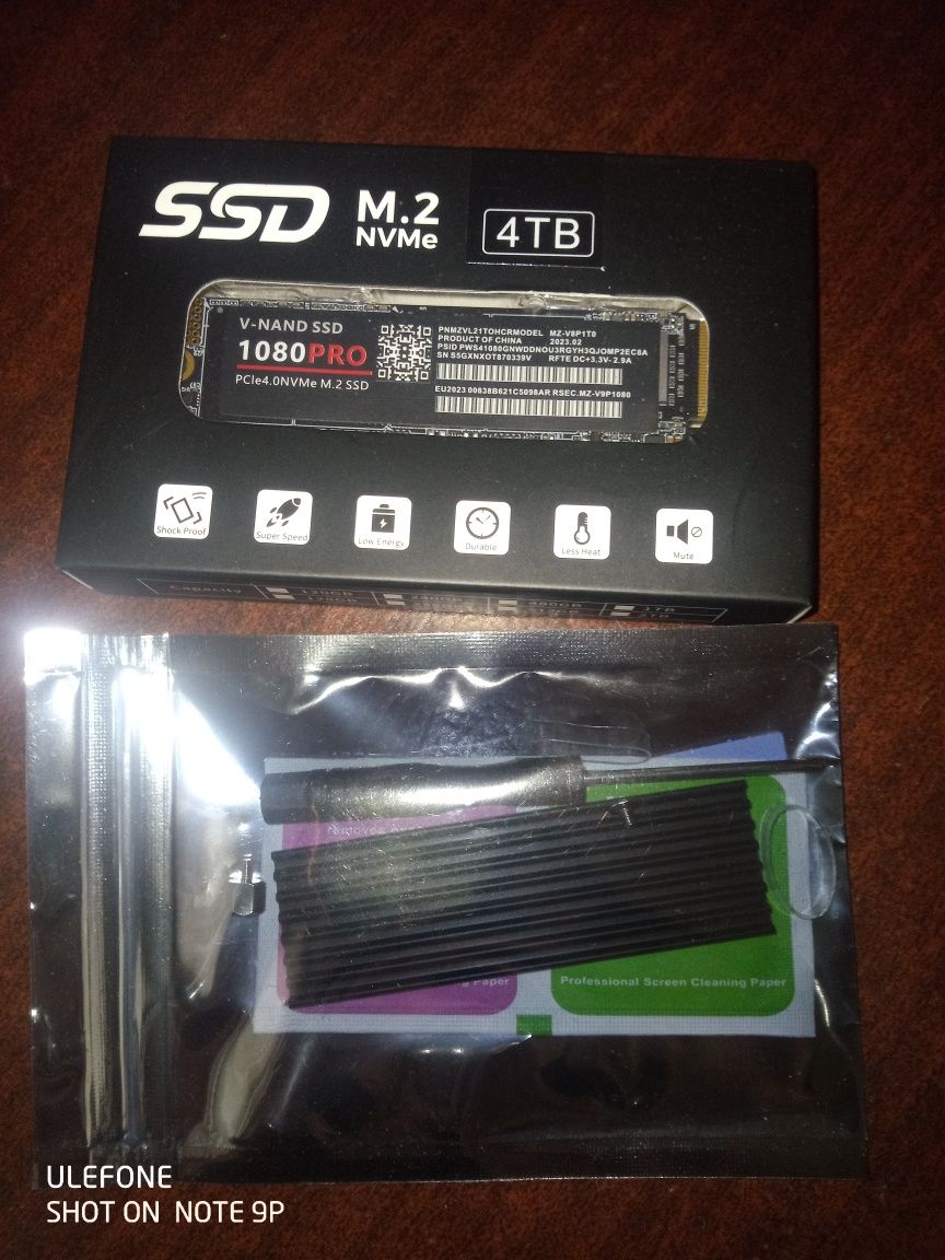 SSD М2 4TB NVMe (новий)