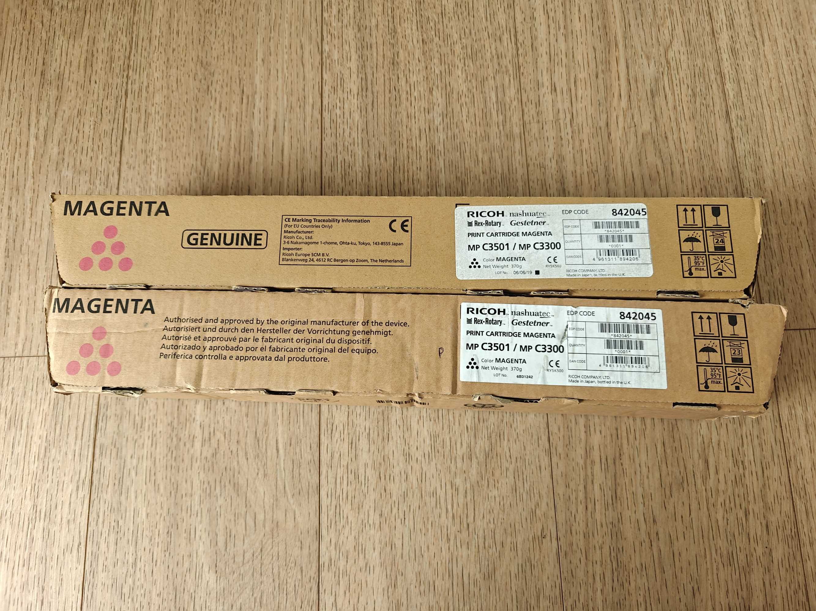 Tonery do drukarki Ricoh Aficio MPC3001 Cyan, Black, Yellow, Magenta