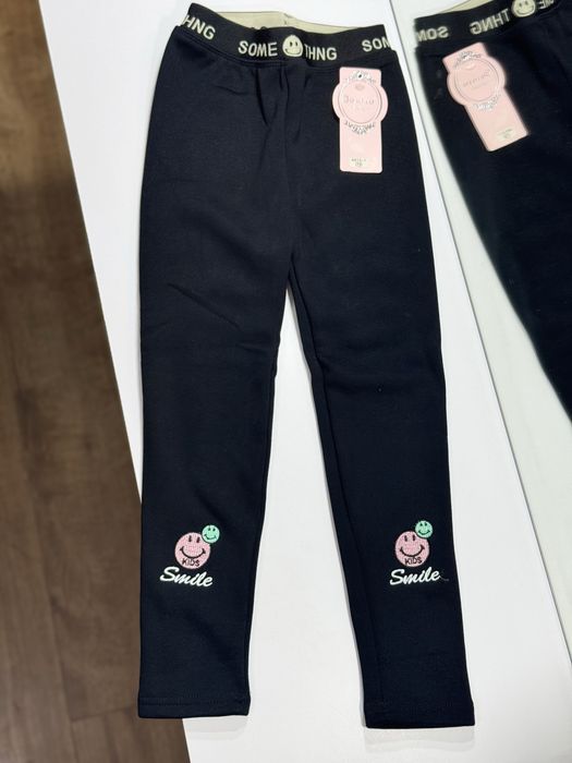 Лосини на хутрі, утеплені штани для дівчинки Термолосини