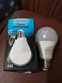 Лампа светодиодная лампочка 7w