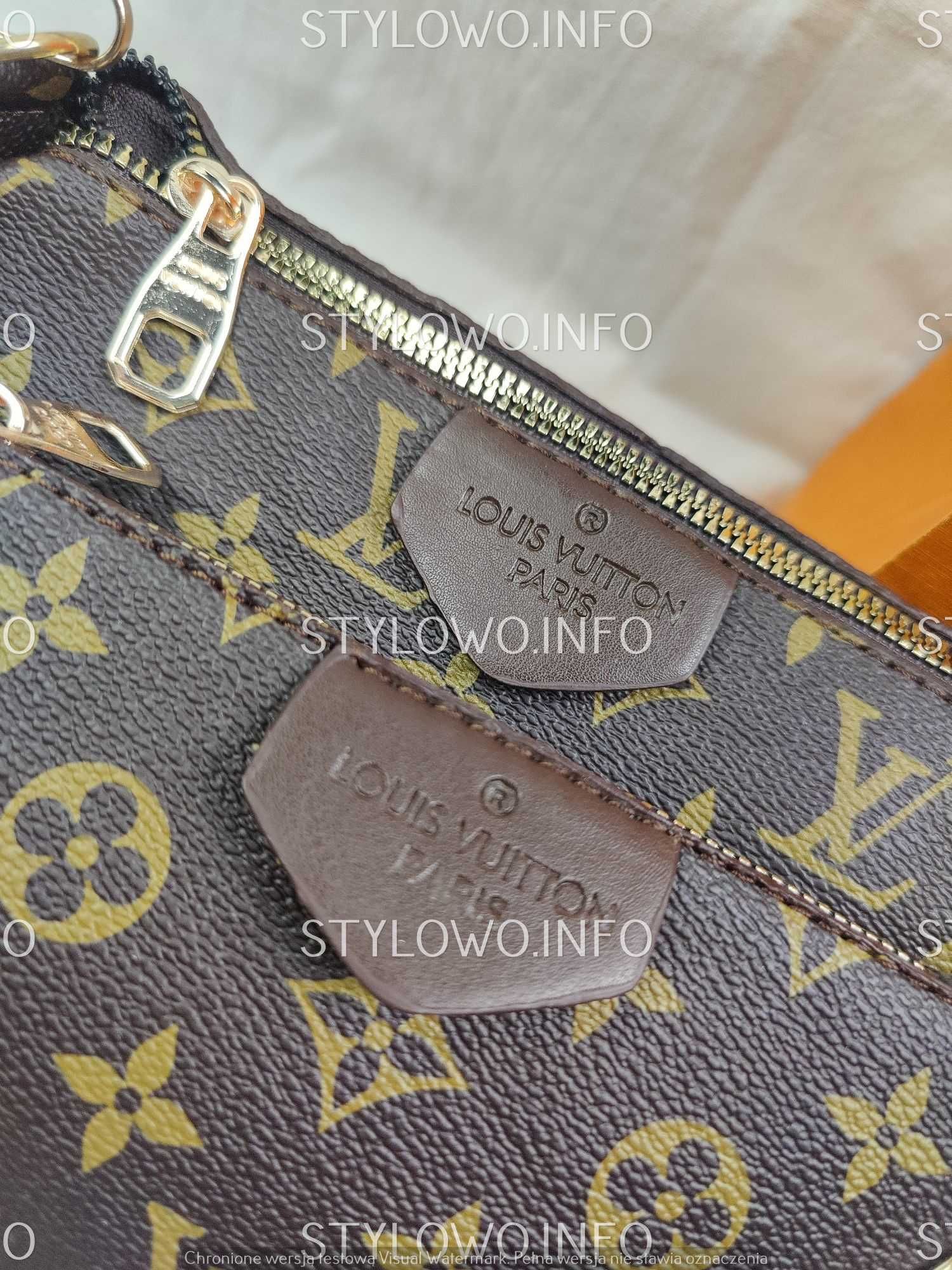 Torebka LV Louis Vuitton 3w1 monogram brazowa Hit Premium