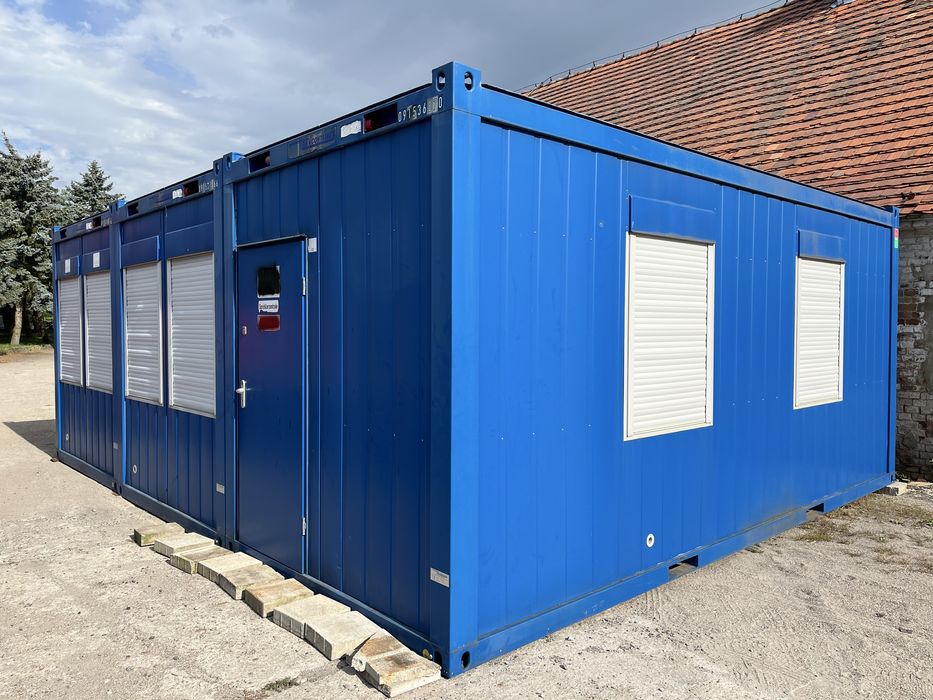 Kontener biurowy socjalny magazynowy ZESTAW 3 sztuk 45m2