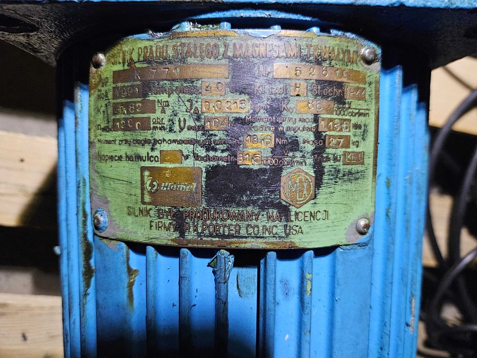 Silnik prądu stałego z magnesami trwałymi serwo DC CNC Wamel K7711