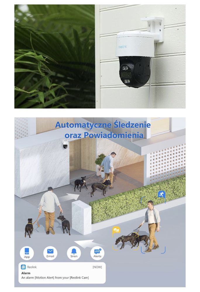 Kamera obrotowa REOLINK TrackMix PoE 8mpx sledzenie obiektów 6x zoom!