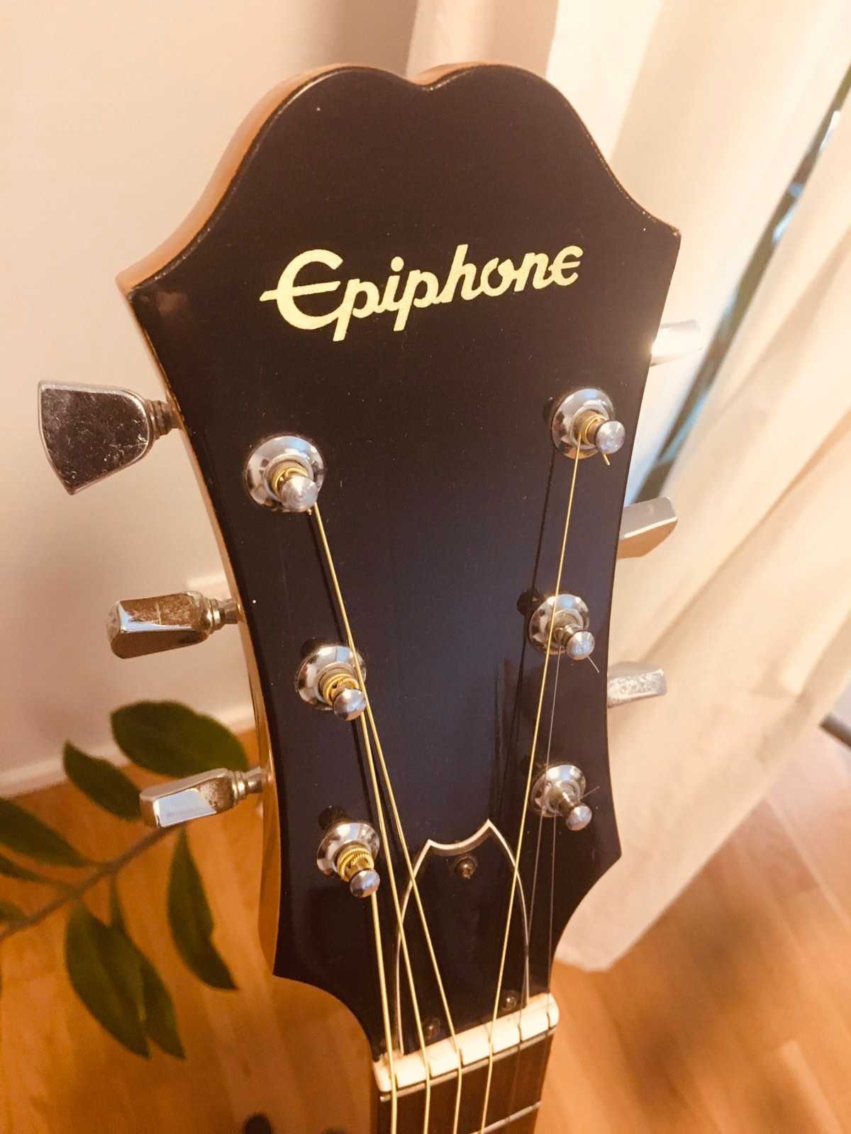 Акустическая гитара Epiphone FT 145 MPL 1972 г Япония из коллекции