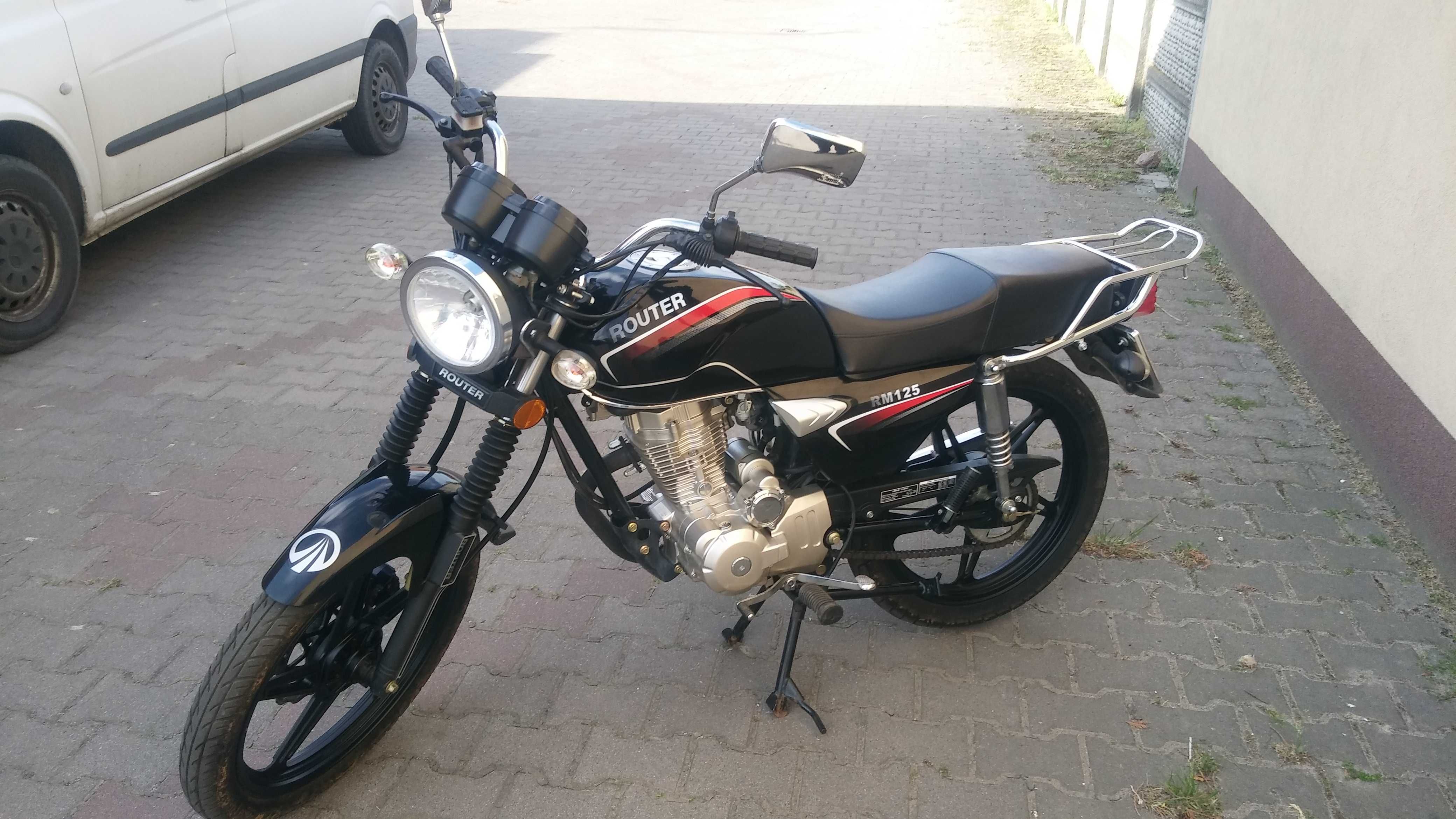 Sprzedam motocykl 125 cc Romet SK125 Jak Nowy Przebieg 1187 km