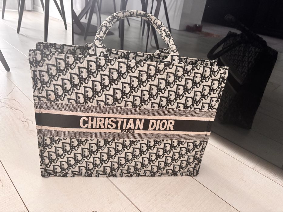 Piekna torebka dior shopperka