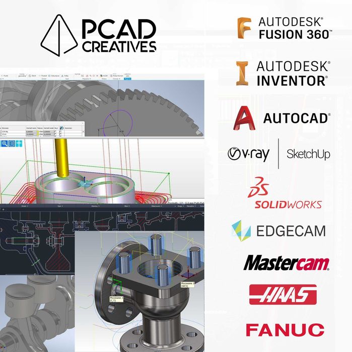 AutoCAD, Inventor, SketchUP, CNC - Korepetycje CAD, CAM, CNC