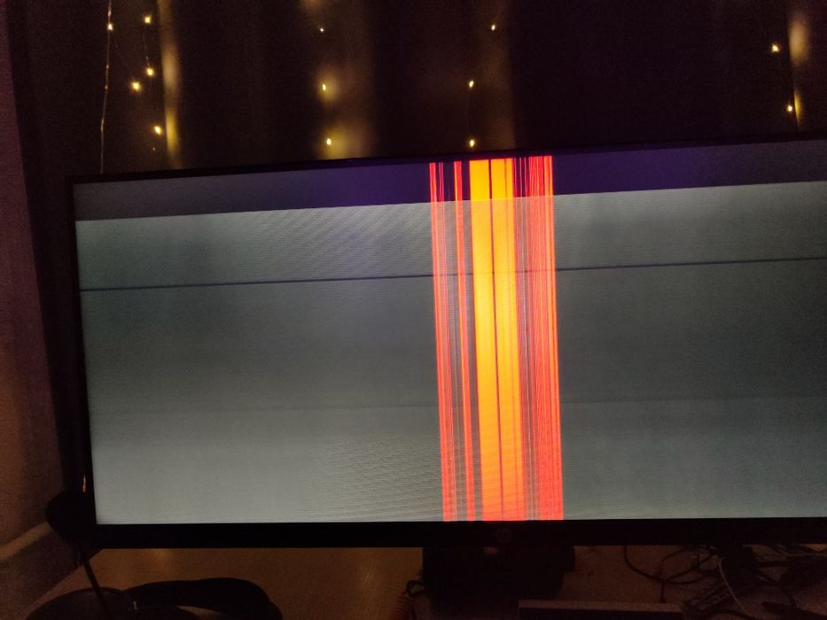 Монітор HP X34, бита матриця