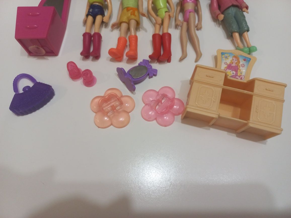 Zestaw lalek polly pocket plus dodatki