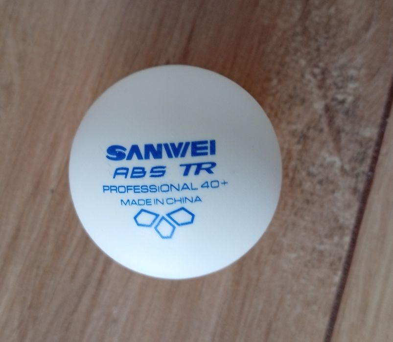 Piłeczki trzygwiazdkowe Sanwei ABS 40+50szt tenis stołowy