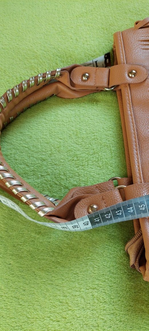 Torebka/Boho/Frędzle/Camel
