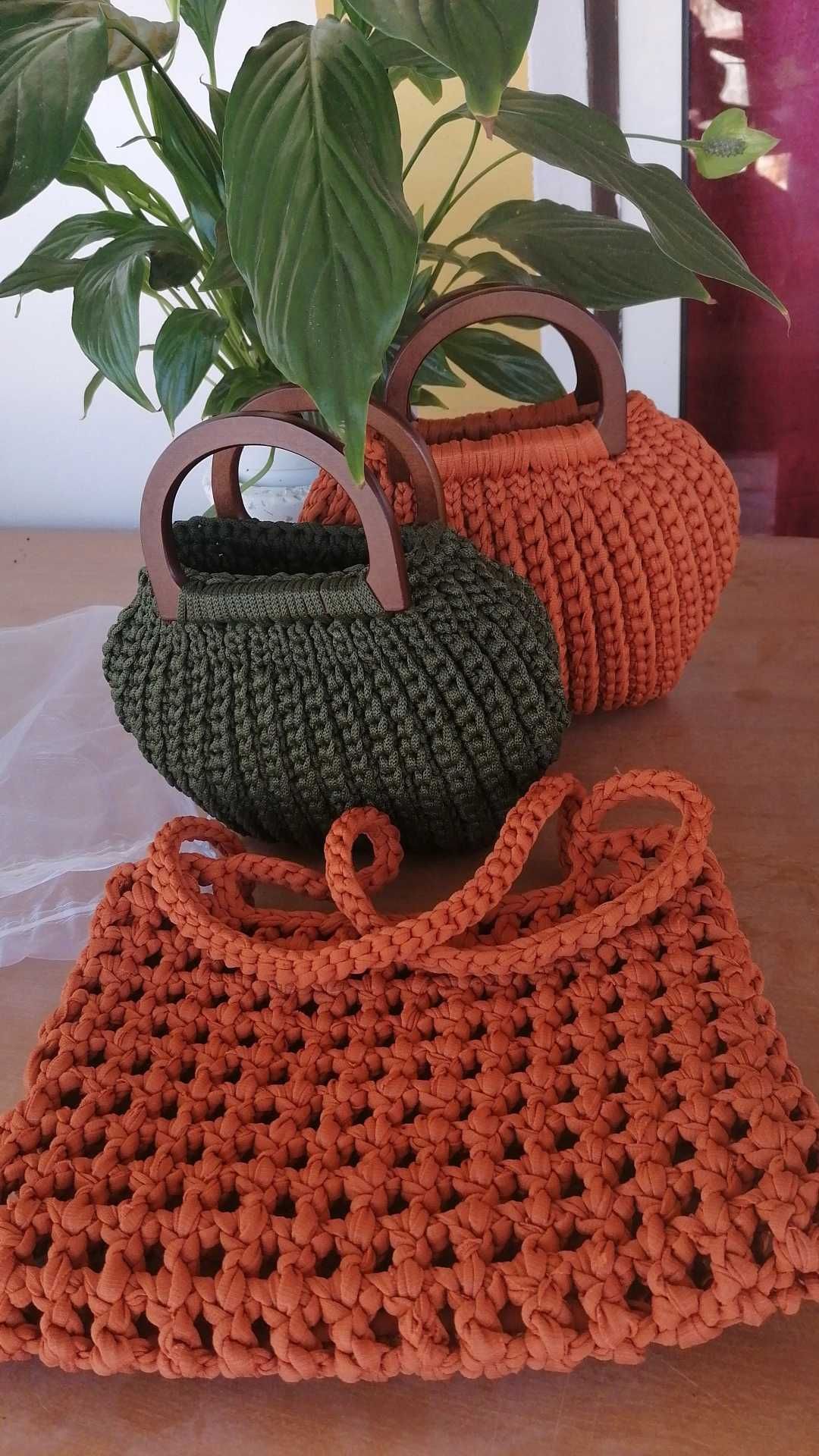 Bolsas de crochê
