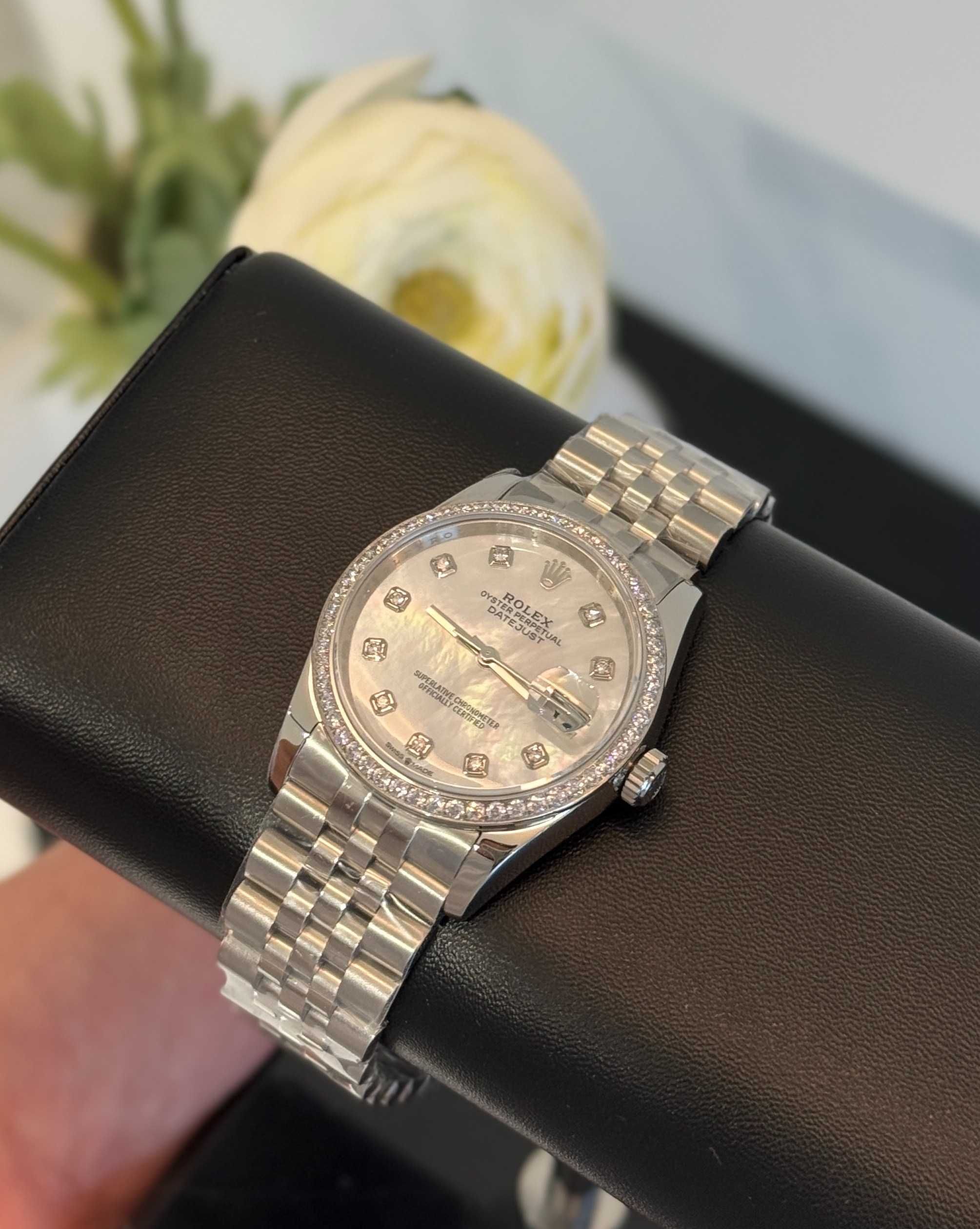 Наручні годинники Rolex Datejust 36mm срібло