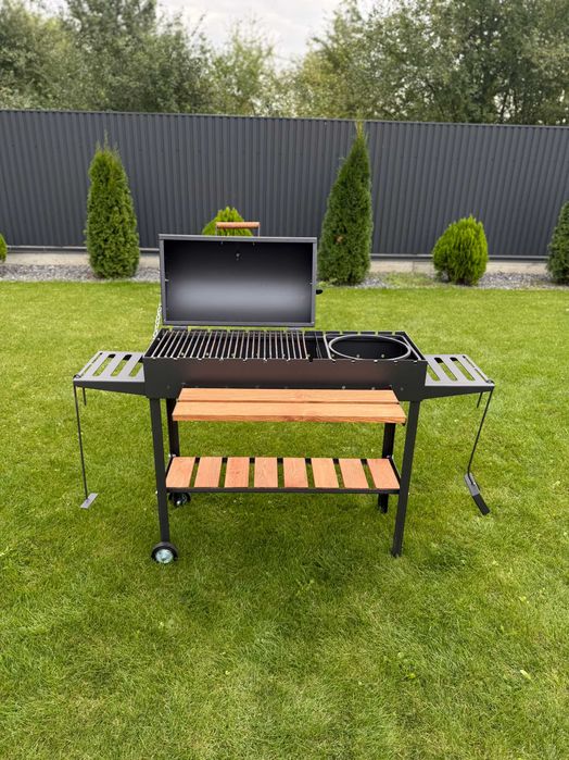 Мангал-барбекю з кришкою на 13 шампурів! Мангал 5 мм! Є різні мангали