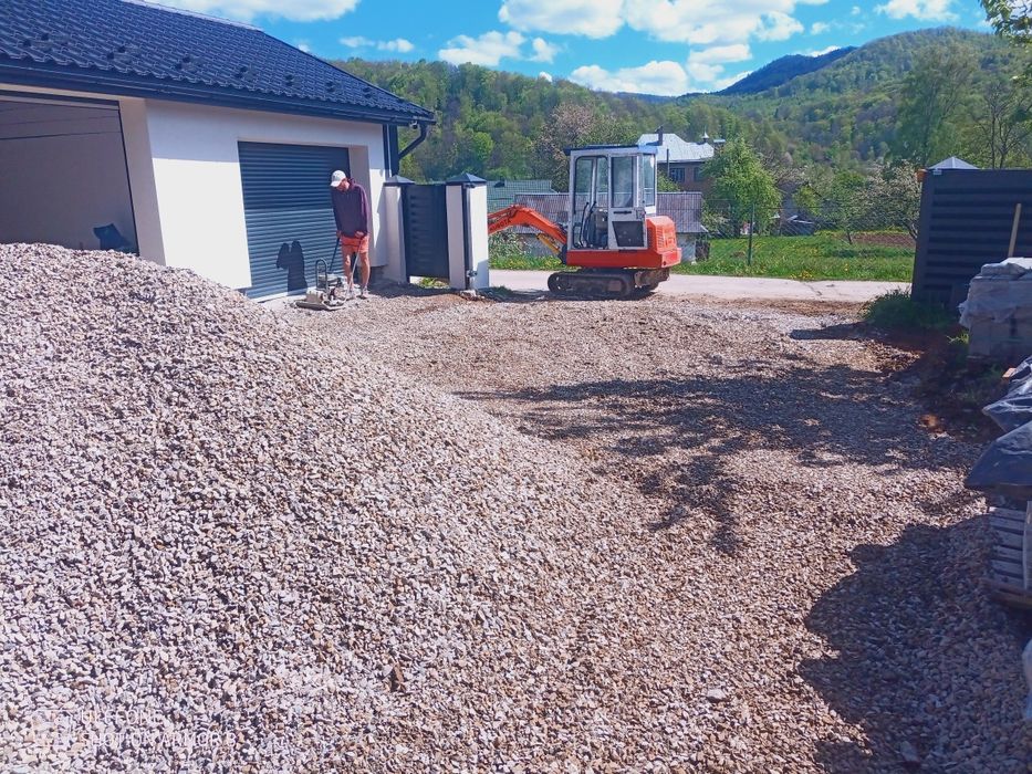 Послуги мініескаватором та самосвалом