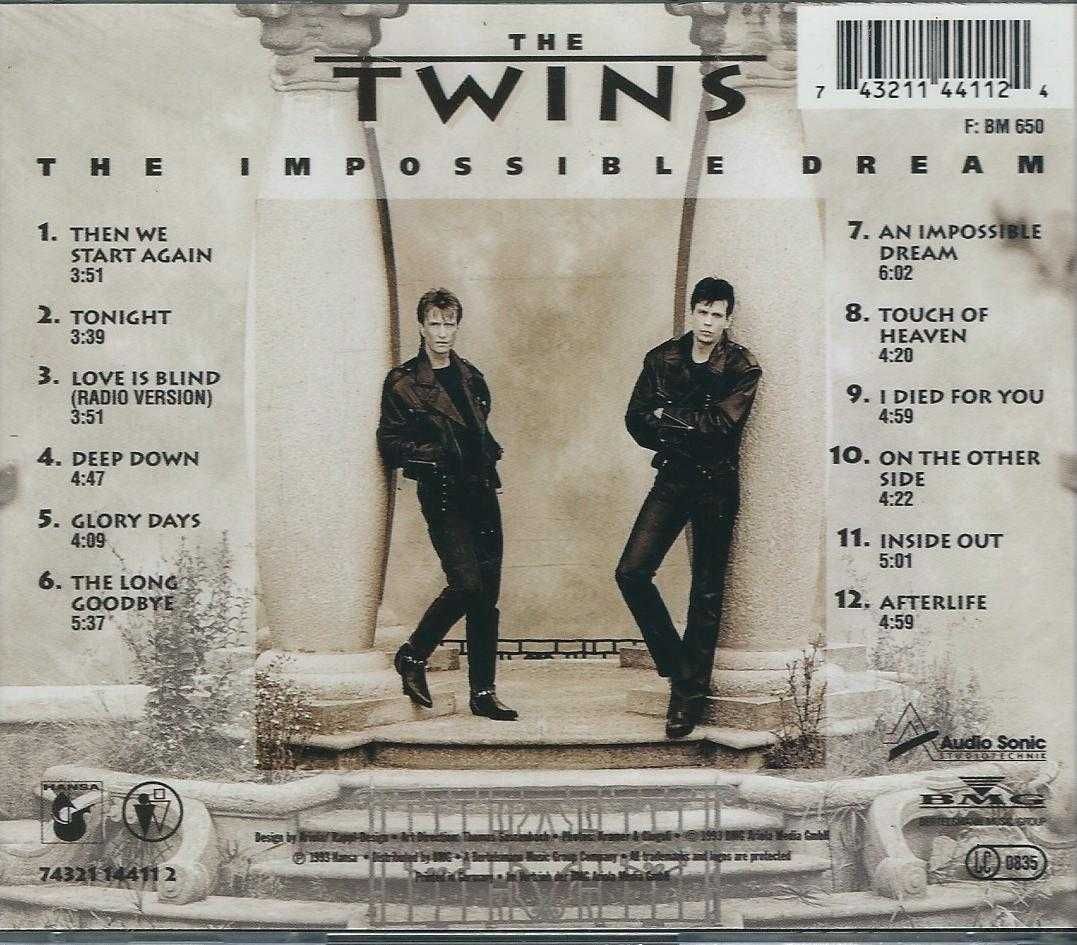CD The Twins - The Impossible Dream (1993) (Hansa)