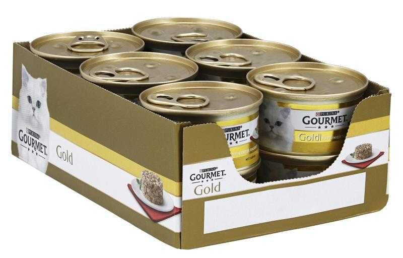 Mokra karma dla kota Gourmet GOLD mus z kurczaka Zestaw 85g - 12 szt