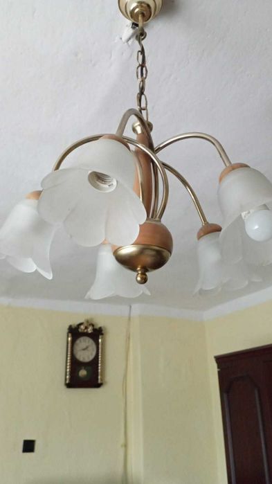 Lampa sufitowa na 5 żarówek