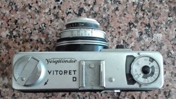 Máquina fotográfica Voigtländer Vitoret D Objetiva Lanthar 2.8/50