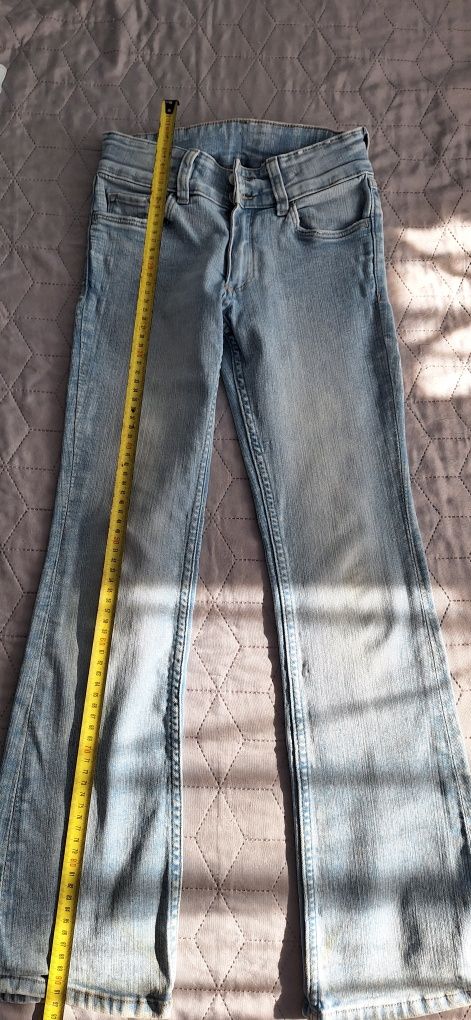 Spodnie dziewczęce,komplet×3,h&m,pepco 146-152