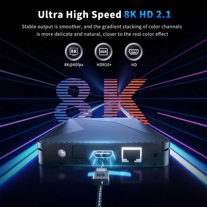 Смарт ТВ приставка X88 Pro X5M 4/32 Гб Android 14, smart tv box