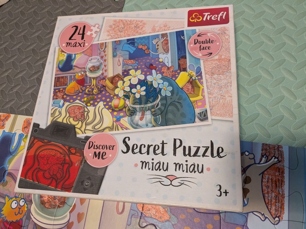 Puzzle Trefl Maxi 24 3+ Secret Puzzle miau miau