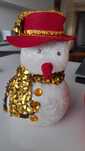 Boneco de neve decorativo natal