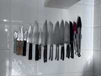 Conjunto de facas e porta-facas magnético - Boretti, SMEG, BergHOFF