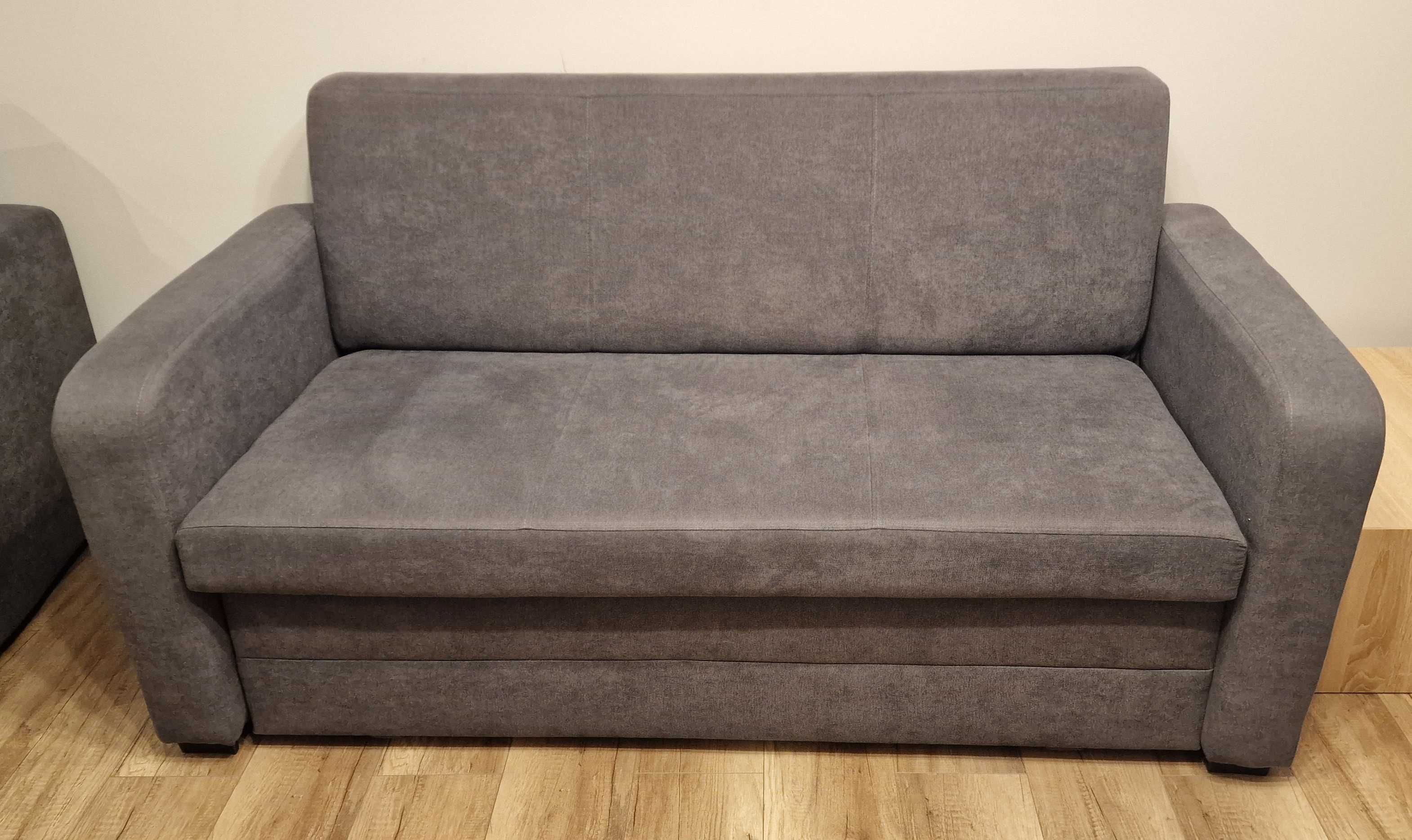 Zestaw wypoczynkowy, rozkładana sofa/ kanapa i fotel