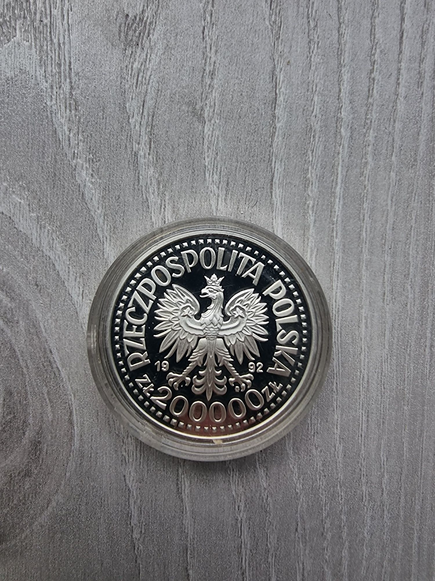 Srebrna moneta 10zł Staszic 200000 ideał 1992r