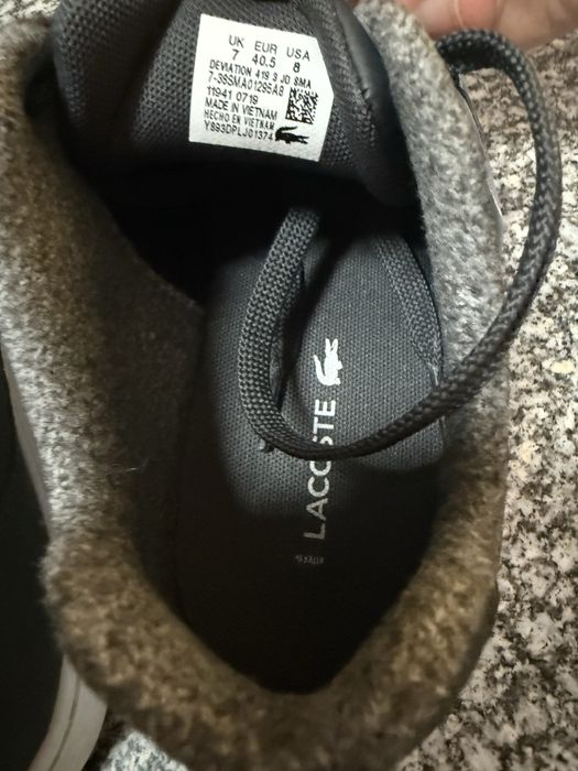 Sapatilhas lacoste como novas!