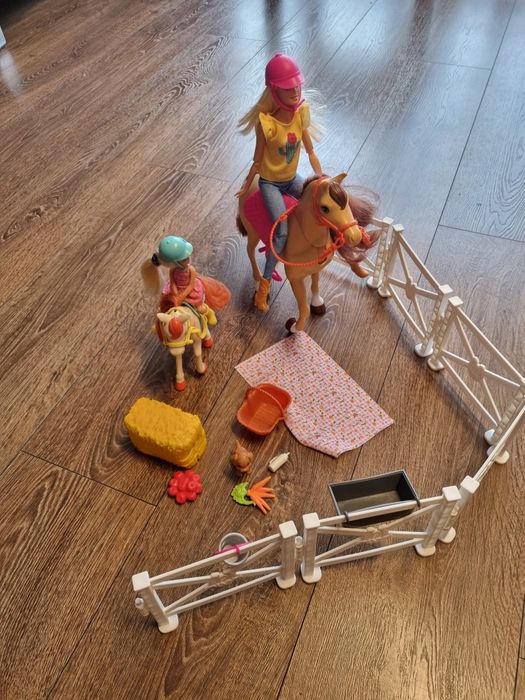 Barbie stadnina koni zestaw w lalkami FXH15